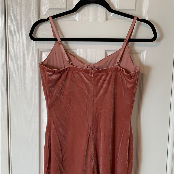 NWT JLUXLABEL Mauve Velvet Bustier Midi Dress - Picture 10 of 10